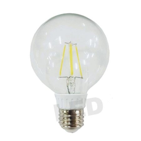 LED2020 LED2020 ZL-G25-4W-27K-15PACK G25 4W LED Filament Globe Bulb; Soft White - 15 Pack ZL-G25-4W-27K-15PACK